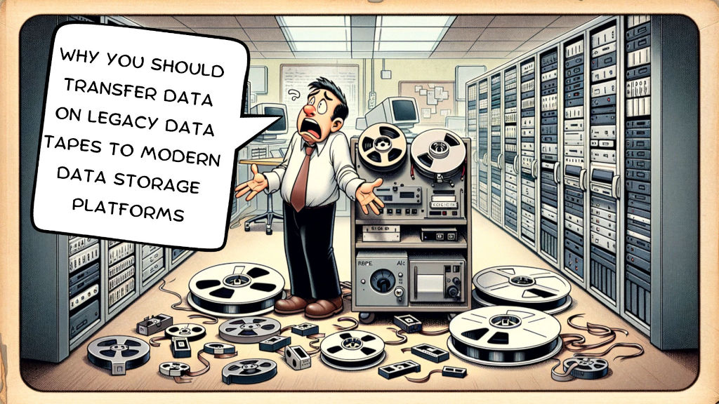 Why You Should Transfer Data on Legacy Data Tapes to Modern Data Storage Platforms